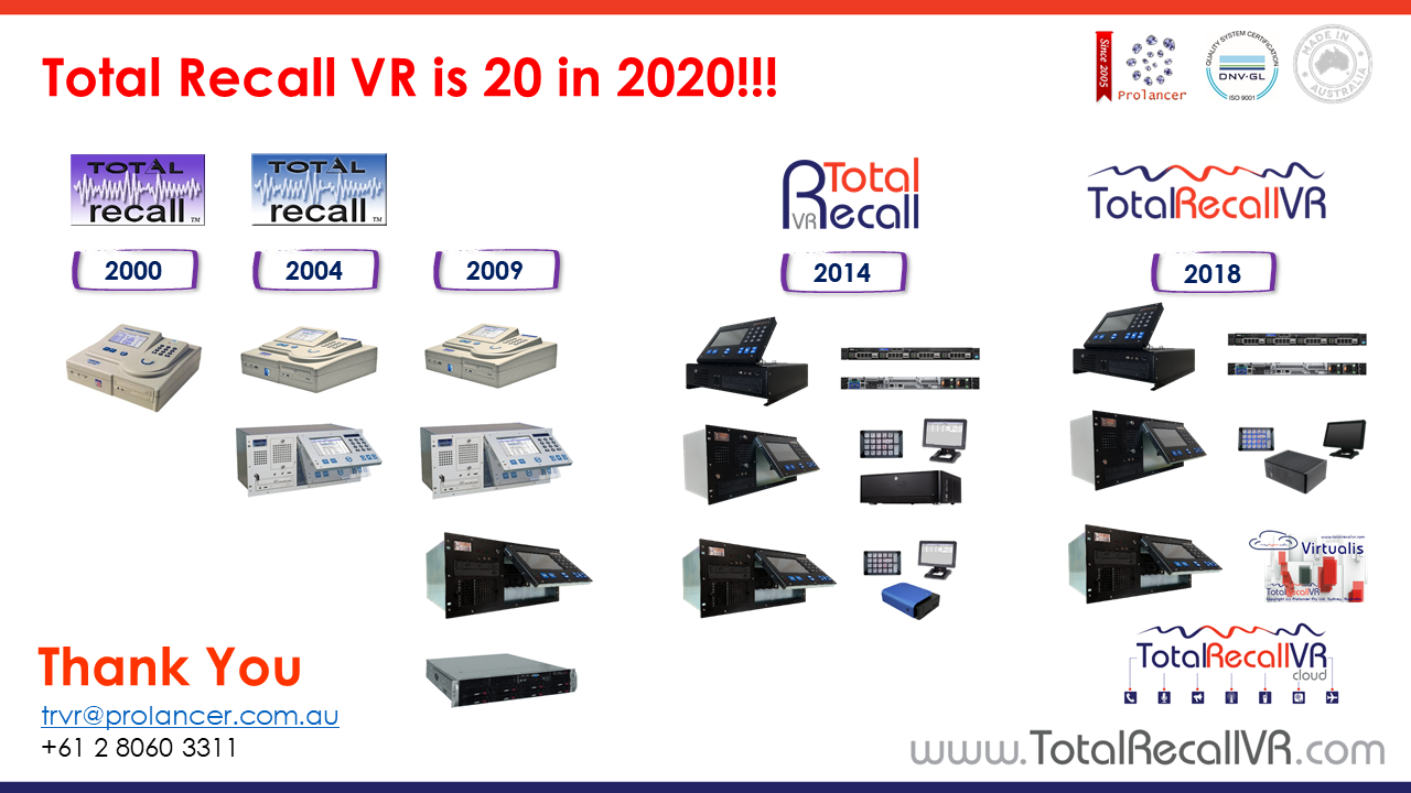Total Recall VR is 20 in 2020!!!